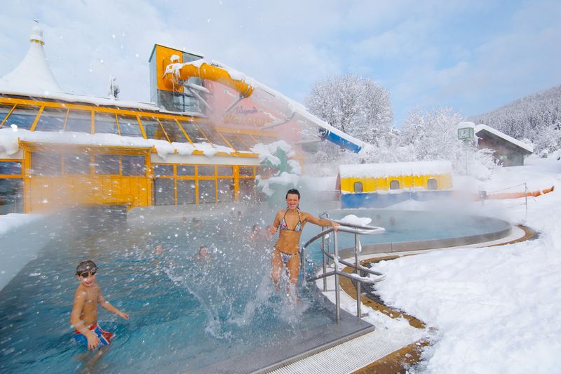 Winter fun in the Waterworld Wagrain